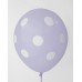 Purple - Standard Polkadots Printed Balloons